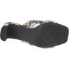 imageAmazon Essentials Womens Crossover Block Heeled Mules Sandal with Padded Straps and Memory Foam InsoleMulti Faux Snake Skin