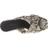 imageAmazon Essentials Womens Crossover Block Heeled Mules Sandal with Padded Straps and Memory Foam InsoleMulti Faux Snake Skin