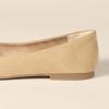 imageAmazon Essentials Womens PointedToe Ballet FlatsBeige Microsuede