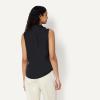 imageAmazon Essentials Womens RegularFit Sleeveless ButtonDown BlouseBlack