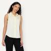 imageAmazon Essentials Womens RegularFit Sleeveless ButtonDown BlouseEggshell White