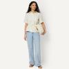 imageAmazon Essentials Womens RelaxedFit Linen Blend Wide Sleeve Shirt with Adjustable Waist BlackLight Beige