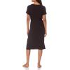 imageAmazon Essentials Womens ShortSleeve Midi Button Front Tie DressBlack