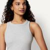 imageAmazon Essentials Womens SlimFit High Neck Ribbed TankLight Grey Heather