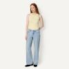 imageAmazon Essentials Womens SlimFit High Neck Ribbed TankPastel Yellow