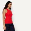 imageAmazon Essentials Womens SlimFit High Neck Ribbed TankRed