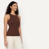 imageAmazon Essentials Womens SlimFit High Neck Ribbed TankRich Hazel