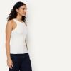 imageAmazon Essentials Womens SlimFit High Neck Ribbed TankWhite