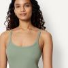 imageAmazon Essentials Womens SlimFit Scoop Neck Tank TopDark Sage Green