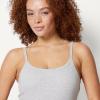 imageAmazon Essentials Womens SlimFit Scoop Neck Tank TopLight Grey Heather