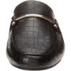 imageAmazon Essentials Womens Slip On Buckle Mule BacklessBlack Crocodile Print