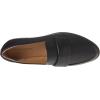 imageAmazon Essentials Womens Soft Almond Toe LoaferBlack Faux Leather
