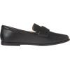 imageAmazon Essentials Womens Soft Almond Toe LoaferBlack Faux Leather