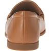 imageAmazon Essentials Womens Soft Almond Toe LoaferCamel Faux Leather