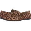 imageAmazon Essentials Womens Soft Almond Toe LoaferLeopard Faux Microsuede