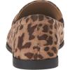 imageAmazon Essentials Womens Soft Almond Toe LoaferLeopard Faux Microsuede