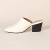 imageAmazon Essentials Womens Square Toe Backless Mule NonSlipOffwhite