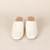 imageAmazon Essentials Womens Square Toe Backless Mule NonSlipOffwhite