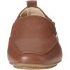 imageAmazon Essentials Womens Square Toe Soft SlipOn LoaferChestnut Brown Faux Leather