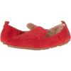 imageAmazon Essentials Womens Square Toe Soft SlipOn LoaferRed Microsuede