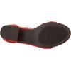 imageAmazon Essentials Womens Two Strap Ankle Strap Block Heel SandalBright Poppy Red