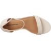 imageAmazon Essentials Womens Two Strap Ankle Strap Block Heel SandalIvory