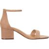 imageAmazon Essentials Womens Two Strap Ankle Strap Block Heel SandalTan