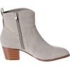 imageAmazon Essentials Womens Western Ankle Boots with Block HeelLight Grey Heather Microsuede