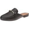 imageAmazon Essentials Womens Slip On Buckle Mule BacklessBlack