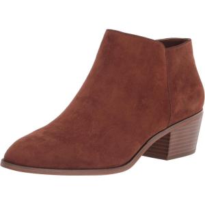 imageAmazon Essentials Womens Ankle Boots with Block HeelCognac