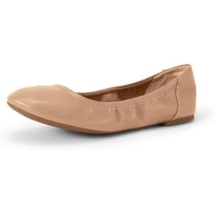 imageAmazon Essentials Womens Belice Comfortable SlipOn Ballet Flats ShoesBeige