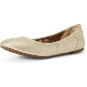 imageAmazon Essentials Womens Belice Comfortable SlipOn Ballet Flats ShoesGold