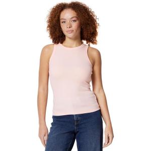imageAmazon Essentials Womens SlimFit High Neck Ribbed TankLight Pink