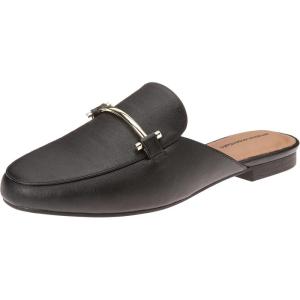 imageAmazon Essentials Womens Slip On Buckle Mule BacklessBlack
