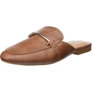 imageAmazon Essentials Womens Slip On Buckle Mule BacklessTan