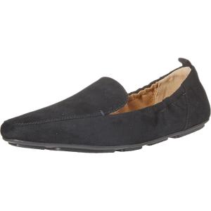 imageAmazon Essentials Womens Square Toe Soft SlipOn LoaferBlack Microsuede