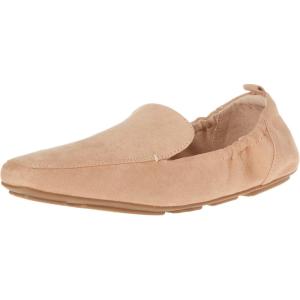 imageAmazon Essentials Womens Square Toe Soft SlipOn LoaferSand Microsuede