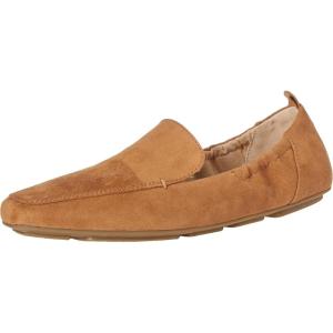 imageAmazon Essentials Womens Square Toe Soft SlipOn LoaferTan Microsuede