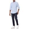 imageAmazon Essentials Mens ButtonDown Long Sleeve Casual Pocket Oxford ShirtBlue
