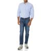 imageAmazon Essentials Mens ButtonDown Long Sleeve Casual Pocket Oxford ShirtBlue
