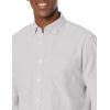 imageAmazon Essentials Mens ButtonDown Long Sleeve Casual Pocket Oxford ShirtGrey