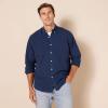 imageAmazon Essentials Mens ButtonDown Long Sleeve Casual Pocket Oxford ShirtNavy