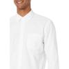 imageAmazon Essentials Mens ButtonDown Long Sleeve Casual Pocket Oxford ShirtWhite