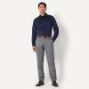imageAmazon Essentials Mens Slim Fit Long Sleeve Wrinkle Resistant Stretch Dress ShirtNavy