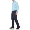 imageAmazon Essentials Mens Slim Fit Long Sleeve Wrinkle Resistant Stretch Dress ShirtSky Blue