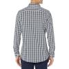 imageAmazon Essentials Mens Slim Fit Long Sleeve Wrinkle Resistant Stretch Dress ShirtWhite Gingham