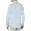 imageAmazon Essentials Mens Slim Fit Long Sleeve Wrinkle Resistant Stretch Dress ShirtWhite Grid Check