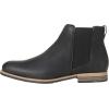 imageAmazon Essentials Mens Slip On Chelsea Ankle BootBlack Faux Leather