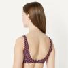 imageAmazon Essentials Womens Squareneck Swim Bikini TopBrick Red Lilac Leopard