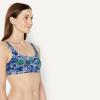 imageAmazon Essentials Womens Squareneck Swim Bikini TopDeep Blue Paisley